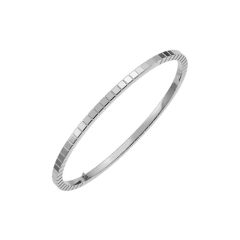 Chopard Ice Cube Pure White Gold Bangle Size S 857702-1006