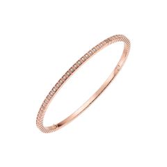 Chopard Ice Cube Pure Rose Gold Full-Set Diamond Bangle Size M 857702-5013