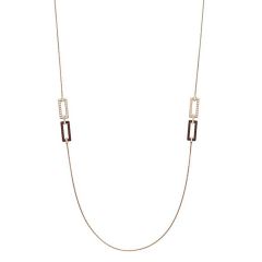 819895-9004 | Buy Chopard Ice Cube Rock Rose Gold Ceramic Necklace 