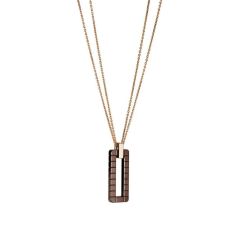 Chopard Ice Cube Rock Rose Gold Ceramic Pendant 799895-9001