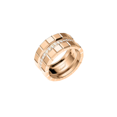 Chopard Ice Cube Rose Gold Diamond Ring 827004-5039