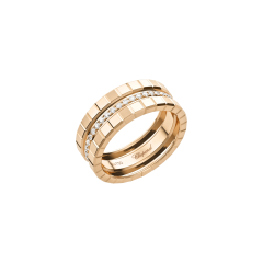 Chopard Ice Cube Rose Gold Diamond Ring 827005-5040