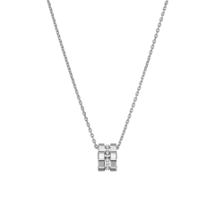 Chopard Ice Cube White Gold Diamond Pendant 797005-1003