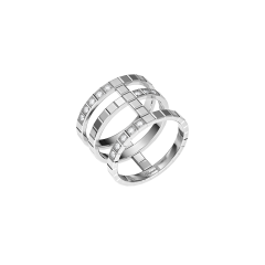 Chopard Ice Cube White Gold Diamond Ring 827007-1009