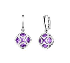 839221-1002|Buy Chopard IMPERIALE Cocktail White Gold Amethyst Earrings