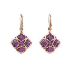 839563-5002|Buy Chopard IMPERIALE Cocktail Rose Gold Amethyst Earrings