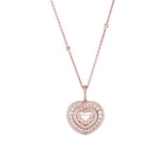 Chopard Joaillerie Rose Gold Diamond Pendant 799086-5001