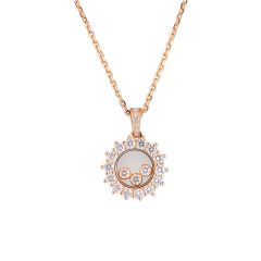 Chopard Joaillerie Rose Gold Diamond Pendant 799515-5001