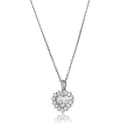 Chopard Joaillerie White Gold Diamond Pendant 799510-1001