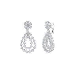 Chopard L'Heure du Diamant White Gold Diamond Earrings 84A065-1001