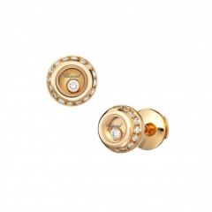 839012-5001 | Buy Online Chopard Miss Happy Rose Gold Diamond Earrings