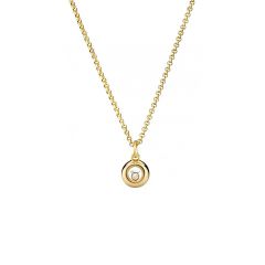 799010-0001 |Buy Online Chopard Miss Happy Yellow Gold Diamond Pendant