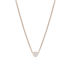 Chopard My Happy Hearts Rose Gold Mother-of-Pearl Necklace 81A086-5301