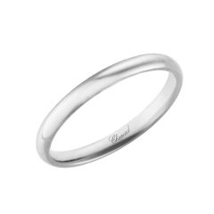 Chopard Timeless Wedding Band 2.5 mm Platinum Size 52 827332-9109