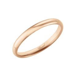 Chopard Timeless Wedding Band 2.5 mm Rose Gold Size 52 827332-5109