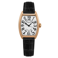 Franck Muller Cintree Curvex Ladies Rose Gold Automatic 29 mm 7500 SC AT (FO) 5N WH BLK