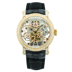 Franck Muller Round Skeleton Rose Gold & Diamond 7039 B SC SQ TD SKELETON.RG