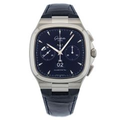 1-37-02-03-02-30 | Glashutte Original Seventies Chronograph Panorama Date Steel 40 x 40 mm watch. Buy Online