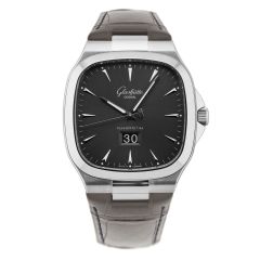 2-39-47-12-12-04 | Glashutte Original Seventies Panorama Date Steel 40 x 40 mm watch. Buy Online