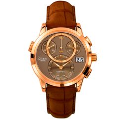 Glashutte Original PanoMaticChrono Rose Gold 39.3 mm 1-95-01-14-01-04