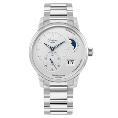 1-90-02-42-32-24 | Glashutte Original PanoMaticLunar Steel 40 mm watch. Buy Online