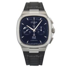 1-37-02-03-02-53 | Glashutte Original Seventies Chronograph Panorama Date Steel watch. Buy Online