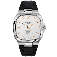 2-39-47-11-12-06 | Glashutte Original Seventies Panorama Date Steel 40 x 40 mm watch. Buy Online