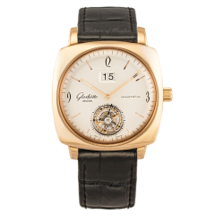 1-94-12-01-01-04 | Glashutte Original Sixties Square Tourbillon Rose Gold watch. Buy Online