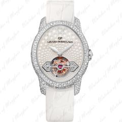 99498D53V701-KK7A | Girard-Perregaux Cat's Eye Jewellery Gold Bridge Tourbillon watch. Buy Online