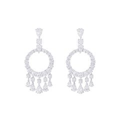 RGE684 | Buy Online Graff Gypsy White Gold Platinum Diamond Earrings 