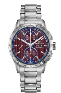 Hamilton Broadway Auto Chrono Purple Dial Bracelet H43516171