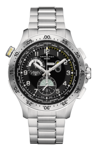 Hamilton Khaki Aviation Worldtimer Chrono Quartz 45mm H76714135