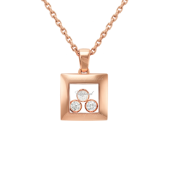 799224-5001 | Chopard Happy Diamonds Icons Rose Gold Diamond Pendant