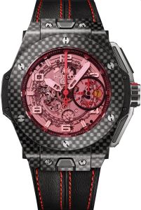 401.QX.0123.VR | Hublot Big Bang Ferrari Carbon Red Magic 45 mm watch. Buy Online