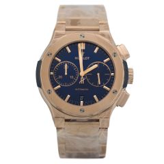 520.OX.7180.OX | Hublot Classic Fusion King Gold Blue Bracelet 45 mm watch. Buy Online