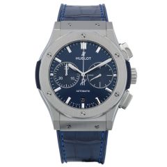 Hublot Classic Fusion Blue Chronograph Titanium 45 mm 521.NX.7170.LR