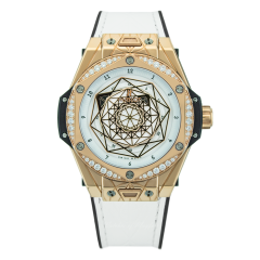 465.OS.2028.VR.1204.MXM19 | Hublot Big Bang One Click Sang Bleu King Gold White Diamonds 39 mm watch. Buy Online