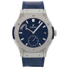 Hublot Classic Fusion Titanium Blue 45 mm 516.NX.7170.LR