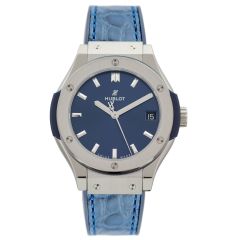 Hublot Classic Fusion Blue Titanium 33 mm 581.NX.7170.LR