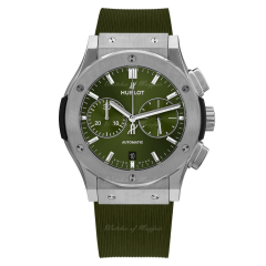 Hublot Classic Fusion Chronograph Titanium Green 42 mm 541.NX.8970.RX