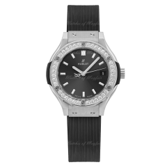 591.NX.7070.RX.1204 | Hublot Classic Fusion Racing Grey Titanium Diamonds 29 mm watch. Buy Online