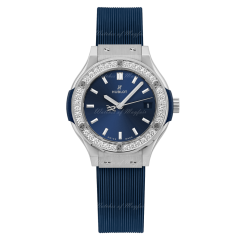 Hublot Classic Fusion Titanium Blue Diamonds 29 mm 591.NX.7170.RX.1204