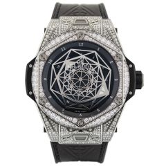 Hublot Big Bang Unico Titanium Pave Sang Bleu 45 mm 415.NX.1112.VR.1704.MXM17