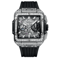 Hublot Square Bang Unico Titanium Jewellery 42 mm 821.NX.0170.RX.0904