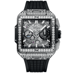 Hublot Square Bang Unico Titanium Pave 42 mm 821.NX.0170.RX.1604