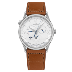 4128420 | Jaeger-LeCoultre Master Control Geographic Steel 40mm watch. Buy Online