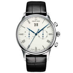 J024034201 | Jaquet Droz Chrono Grande Date Email Ivoire 43 mm watch. Buy Online