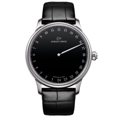 J025030270 | Jaquet Droz Grande Heure Onyx 43 mm watch. Buy Online