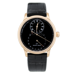 J008033201 Jaquet-Droz Grande Seconde Deadbeat Black Enamel 43 mm watch. Buy Online