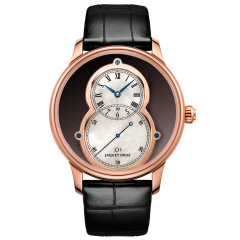 J003033342 | Jaquet Droz Grande Seconde Onyx Red Gold 43 mm watch. Buy Online